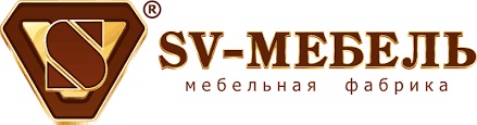 Sv-мебельная фабрика в России производство стеллажей, комодов, витрин, ТВ-тумб, логотип