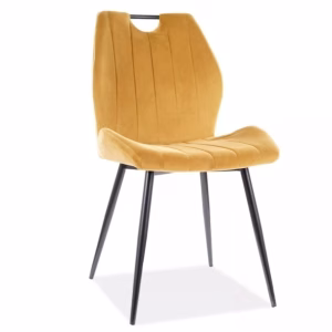 Стул SIGNAL ARCO Velvet Bluvel 68 карри/черный