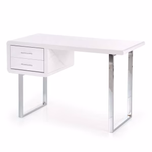 Стол компьютерный HALMAR B30 белый/хром