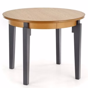 Стол обеденный HALMAR SORBUS дуб медовый/графит 100-200/100