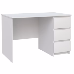 Стол письменный КАСТОР 3 ящика, 116х65см, белый