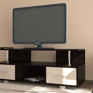 Тумба под телевизор TV венге/дуб молочный