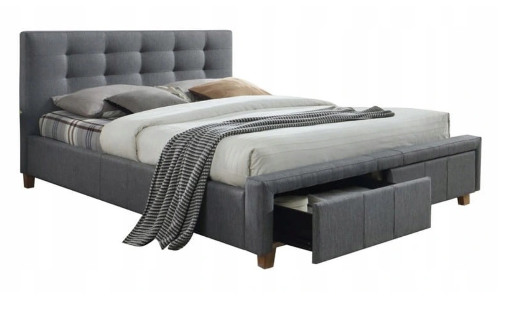 Кровать SIGNAL ASCOT серый, 160/200