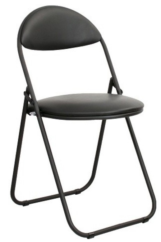 Стул складной ГОЛЬФ BLACK черный стул со складным каркасом